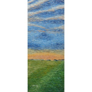 Arif Channa, 08 x 20 Inch, Oil on Canvas, Landscape Painting, AC-ARC-003